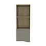 LIBRERO AUXILIAR MODERNO 110 X 41 X 34 CM 3 REPISAS MELAMINA BEIGE