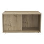 MESA DE CENTRO DECORATIVA PRANA MELAMINA 80 X 50 X 42 CM BEIGE DUNA