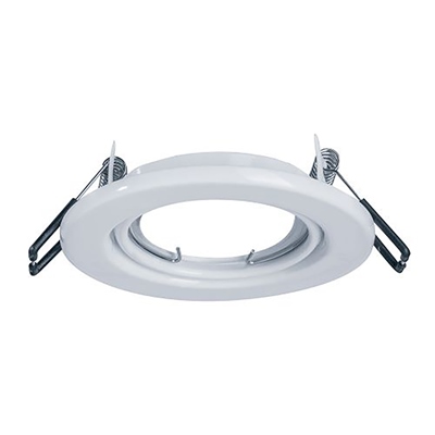 LÁMPARA DE TECHO EMPOTRABLE LED O HALÓGENA PARA TECHO REDONDA 2.9" 35 W BLANCA SEMI BRILLANTE