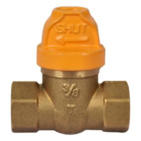 VÁLVULA DE ESFERA EXTRA SEGURA 3/8" DE LATÓN