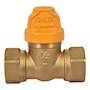 VÁLVULA DE ESFERA 1/2" DE LATÓN PARA USO CON GAS LP/NATURAL