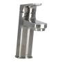 LLAVE PARA LAVABO MONOMANDO NÍQUEL SATINADO A LAVABO ANTIGOTEO