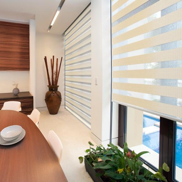 PERSIANA SEMI TRASLÚCIDA SHEER DÚO 140 X 180 CM BEIGE