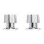 JUEGO DE LLAVES PARA EMPOTRAR DUOMANDO 6.4 X 11 CM PLATA DICA 2 PIEZAS