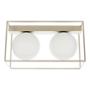 LÁMPARA DE TECHO LED 19 X 35 X 16.5 CM DORADO CHAMPAÑA
