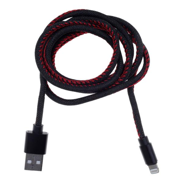CABLE USB A LIGHTNING DE 120 CM NEGRO