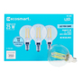 FOCO LED E12 GLOBO G16.5 LUZ FRÍA 2.5 W / 25 W 3 PIEZAS