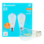 FOCO LED E26 ST19 LUZ CÁLIDA 2.5 W / 25 W 2 PIEZAS