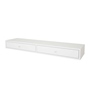 REPISA DE DOBLE CAJÓN CAPELLI DE 13 X 120 X 29 CM BLANCO