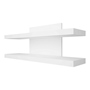 REPISA DOBLE NIVEL CAPELLI 32 X 80 X 19 CM BLANCO
