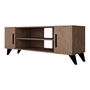MUEBLE PARA TV PARA 55 PULGADAS AGLOMERADO NOGAL 140 X 51 X 39 CM