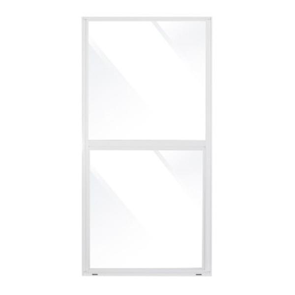 VENTANA GUILLOTINA ALUMINIO 60 X 120 CM ABAJO HACIA ARRIBA BLANCO
