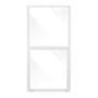 VENTANA GUILLOTINA ALUMINIO 60 X 120 CM ABAJO HACIA ARRIBA BLANCO