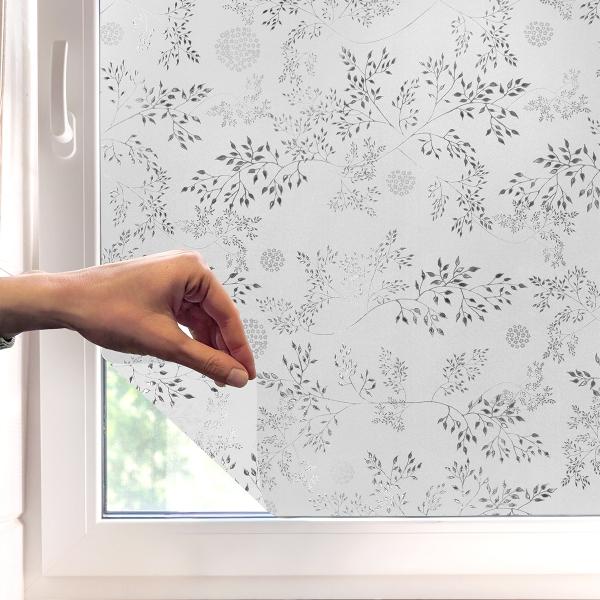 PELÍCULA DECORATIVA ELDERBERRY BLANCO 91 X 182 CM