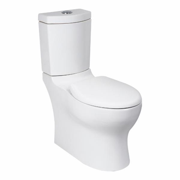 SANITARIO DE DOS PIEZAS MIURA 16 ALARGADO BLANCO 4.8 L AHORRADOR