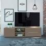 MUEBLE PARA TV PARA 60 PULGADAS MELAMINA BEIGE 180 X 42 X 45 CM