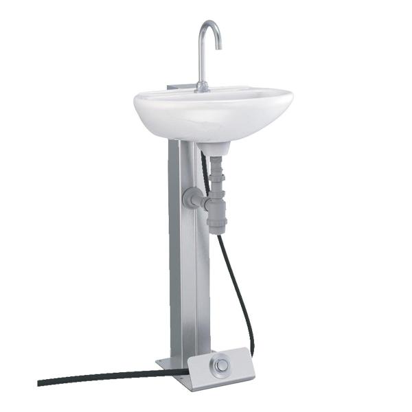 ESTACIÓN DE LAVABO TIPO PEDESTAL PORCELANA 41 CM