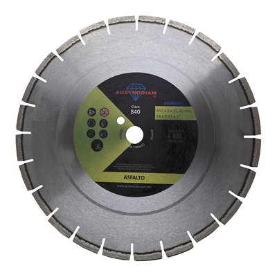 840 DISCO DIAMANTE CORTE PISO ASFALTO 14 PULGADAS