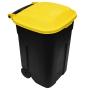 CONTENEDOR DE BASURA POLIPROPILENO CON RUEDAS Y TA
