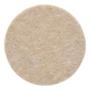 FIELTROS REDONDOS SCOTCH, BEIGE, 76 MM, 4 UND