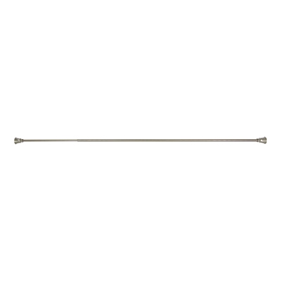 CORTINERO AJUSTABLE DE 1.22 A 2.24 M PLATA
