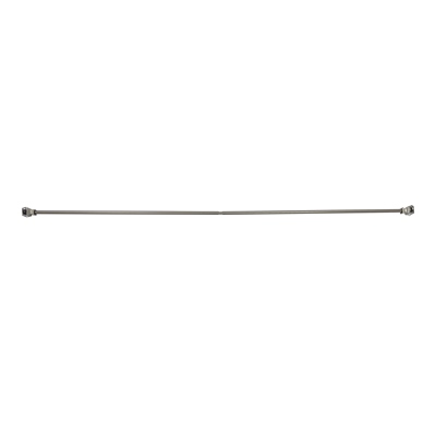 CORTINERO AJUSTABLE DE METAL PLATA DE 1.68 A 3.05 M