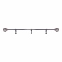 ACRYLIC KNOB 3/4 ROD 66-120 PEWTER