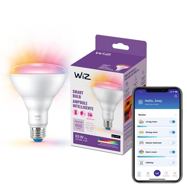 FOCO INTELIGENTE BR30 LUZ MULTICOLOR 7.2 W 650 LM E26 1 PIEZA