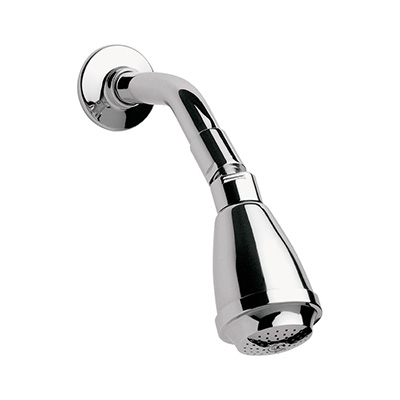 REGADERA FIJA REDONDA LATÓN CROMO CHORRO FIJO ALTO RENDIMIENTO