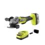 ONE+ HP 18V BRUSHLESS KIT DE ESMERILADORA ANGULAR DE 4-1/2" INCLUYE BATERÍA DE 4.0 AH Y CARGADOR