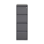 ARCHIVERO TAMAÑO CARTA CON 4 CAJONES GRIS 1.18 m x 36 x 46 cm
