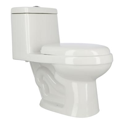 SANITARIO DE UNA PIEZA AREZZO ALARGADO BLANCO DOBLE DESCARGA