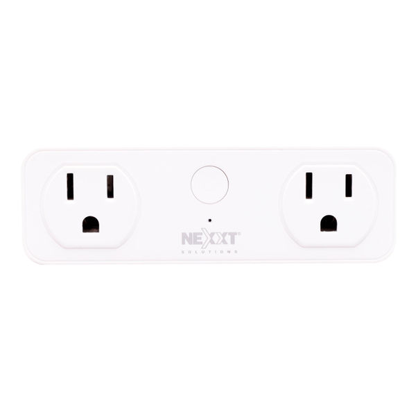 NEXXT ENCHUFE INTELIGENTE DOS TOMACORRIENTE Y DOS PUERTOS USB