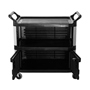 Carro de Instrumentos Xtra con Puertas Negro Rubbermaid