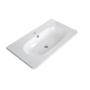 LAVABO PARA BAÑO DE CUBIERTA BLANCO 85 CM PARA GABINETE