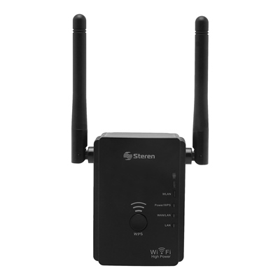 REPETIDOR DE WI-FI 14.5 X 8.2 X 4.3 CM NEGRO
