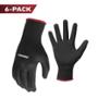 6 PARES DE GUANTES DE NITRILO TEXTURIZADO