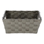GAVETA TEJIDA GRIS 30 X 20 X 14 CM