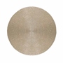 MANTEL INDIVIDUAL REDONDO DORADO / PLATEADO 38 CM
