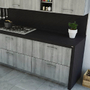 CUBIERTA DE COCINA DE SUSTRATO SEKO ACABADO MATE DE 240 X 64.5 X 10 CM NERO