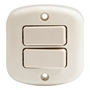 APAGADOR DOBLE DE SOBREPONER HUESO HIGH POWER