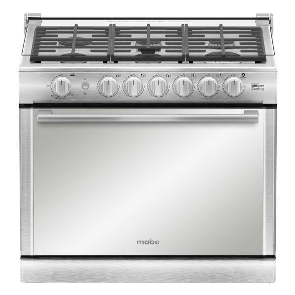 ESTUFA EMPOTRABLE GAS LP 30 PULGADAS 6 QUEMADORES CON CAPELO