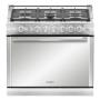 ESTUFA EMPOTRABLE GAS LP 30 PULGADAS 6 QUEMADORES CON CAPELO