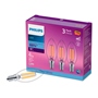 FOCO LED E14 VELA LUZ FRÍA 4.5 W 3 PIEZAS