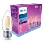 FOCO LED E27 VELA B11 LUZ FRÍA 4.5 W / 40 W 3 PIEZAS