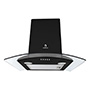 CAMPANA DE COCINA DE PARED 60 CM NEGRO CON 3 VELOCIDADES