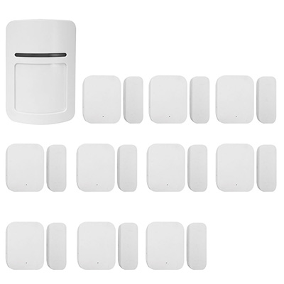 KIT SENSORES PREMIUM (10 SENSOR DE PUERTA/VENTANA Y 1 SENSOR DE MOV.)