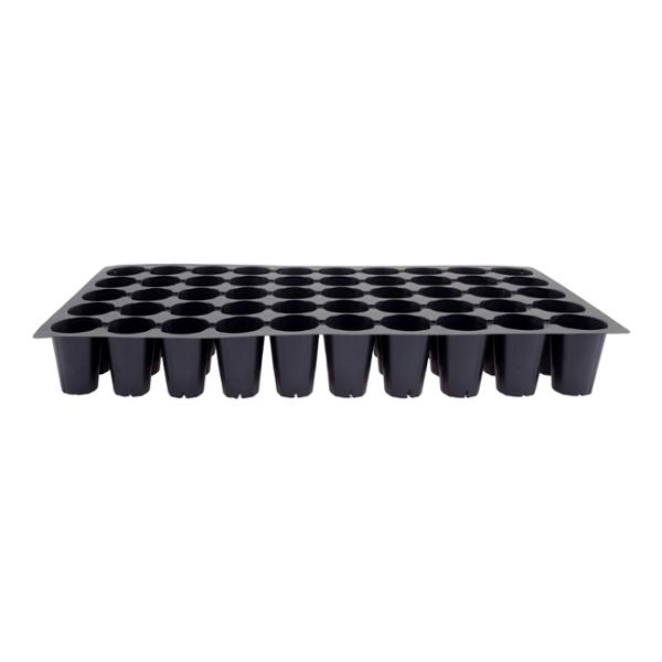CHAROLA GERMINADORA CON 50 CAVIDADES NEGRO FLORAMUNDO