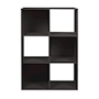 ORGANIZADOR DE 6 CUBOS MELAMINA 91.14 X 61 X 29.54 CM CAFÉ EXPRESSO