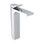 LLAVE PARA LAVABO MONOMANDO CROMO A LAVABO CON CUELLO ALTO